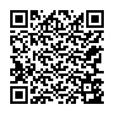 QR-code voor telefoonnummer +12767543525