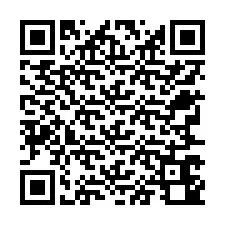 Código QR para número de teléfono +12767640090