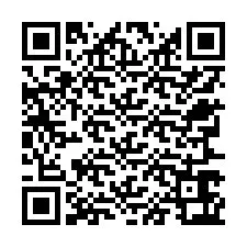 Codice QR per il numero di telefono +12767663818