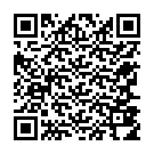 Kode QR untuk nomor Telepon +12767814372