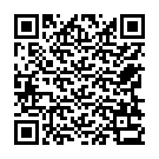 Código QR para número de teléfono +12768333517