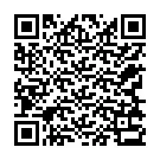 QR-code voor telefoonnummer +12768333831