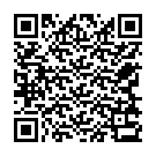 QR-kood telefoninumbri jaoks +12768333833