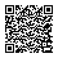 Kod QR dla numeru telefonu +12768333836