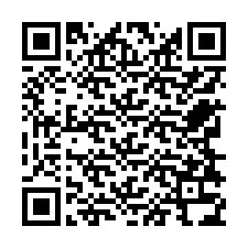 QR Code pour le numéro de téléphone +12768334197