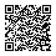 Código QR para número de teléfono +12768338613