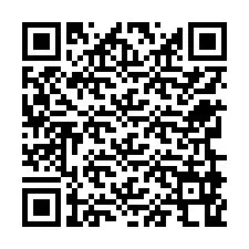 Código QR para número de teléfono +12769968456