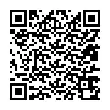 QR-код для номера телефона +12817670843