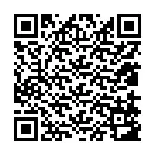 Código QR para número de teléfono +12818583408