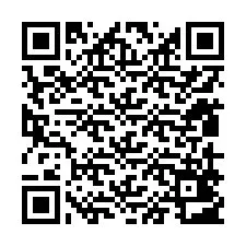 QR код за телефонен номер +12819403654