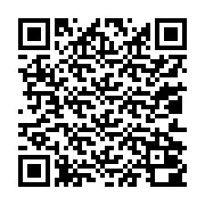 Codice QR per il numero di telefono +13012000208