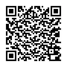 Código QR para número de teléfono +13012000878