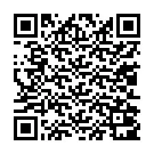 Codice QR per il numero di telefono +13012001136