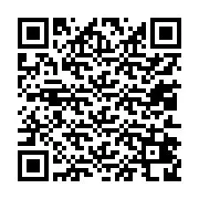 Código QR para número de teléfono +13012428017