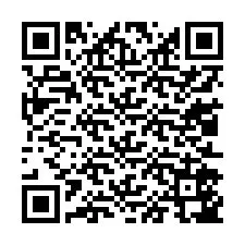 Kod QR dla numeru telefonu +13012547896