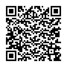 Código QR para número de teléfono +13012746016