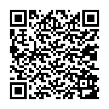 Código QR para número de telefone +13012983993