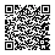 Codice QR per il numero di telefono +13013041975