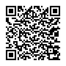 Código QR para número de teléfono +13013072435