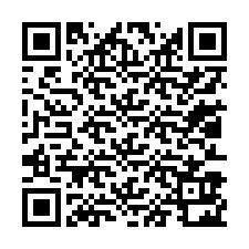 QR-kood telefoninumbri jaoks +13013922129