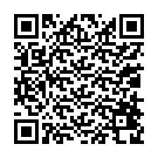 QR код за телефонен номер +13018428758