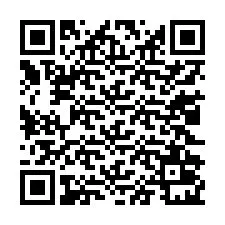 Código QR para número de teléfono +13022021576