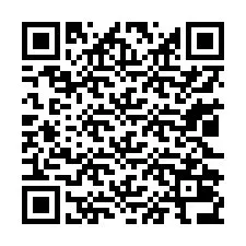 Código QR para número de telefone +13022036165