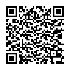 Código QR para número de telefone +13022036168