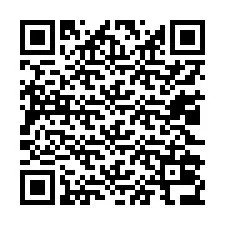 Codice QR per il numero di telefono +13022036867