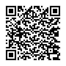 QR код за телефонен номер +13022036966