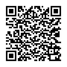 Código QR para número de teléfono +13022120828