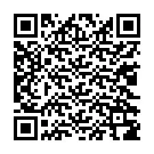 Código QR para número de telefone +13022386672