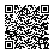 Kode QR untuk nomor Telepon +13023564156