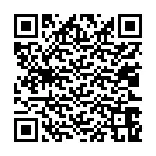 QR kód a telefonszámhoz +13023669843