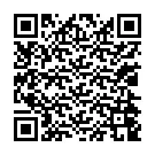 Código QR para número de telefone +13024049859