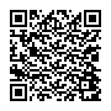 Código QR para número de telefone +13024401374