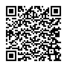 QR-code voor telefoonnummer +13025264076