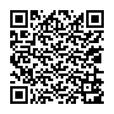 QR код за телефонен номер +13026501018