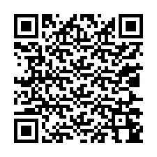 Kode QR untuk nomor Telepon +13027244208