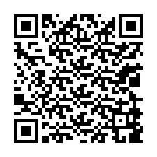 Código QR para número de teléfono +13029989015