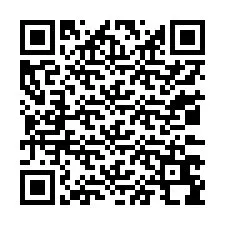 QR код за телефонен номер +13033698244