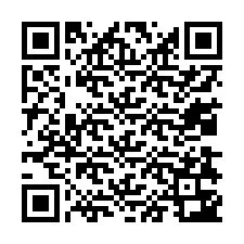 Kode QR untuk nomor Telepon +13038343147