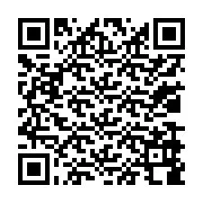 Código QR para número de teléfono +13039988989