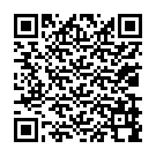 QR код за телефонен номер +13039998599