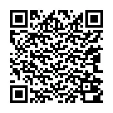 QR код за телефонен номер +13042000108