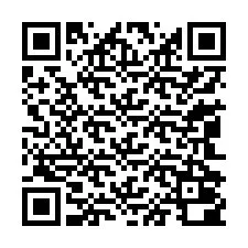 QR-koodi puhelinnumerolle +13042000254