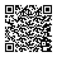 Código QR para número de teléfono +13042000758