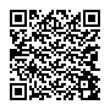 Código QR para número de telefone +13042442734