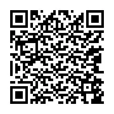 Código QR para número de teléfono +13042546188