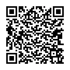 Codice QR per il numero di telefono +13043565647